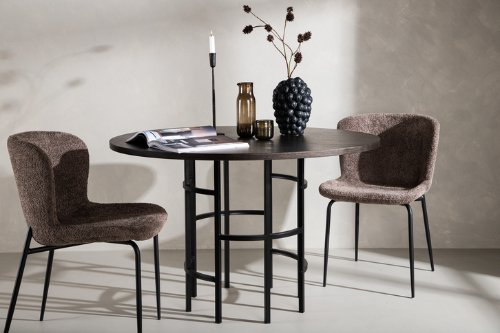 Furniture Fashion Copenhagen Runt Matbord Ø115 Mocka