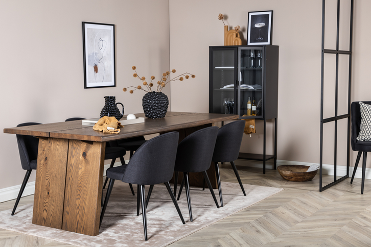 Venture Home Leif Industrivägg 90x210 Svart