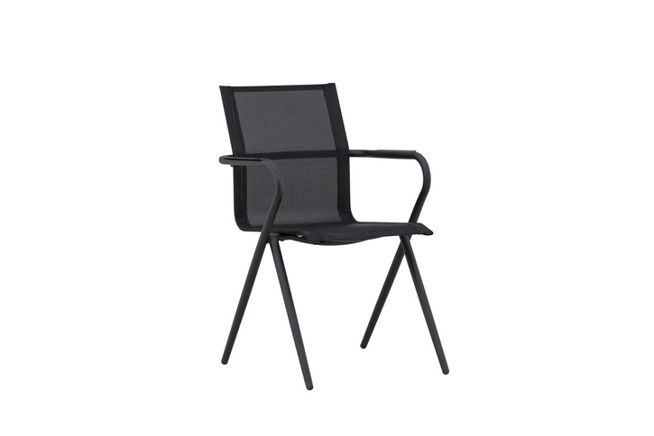 Venture Home Alina Matstolar 6-pack Svart Utomhus
