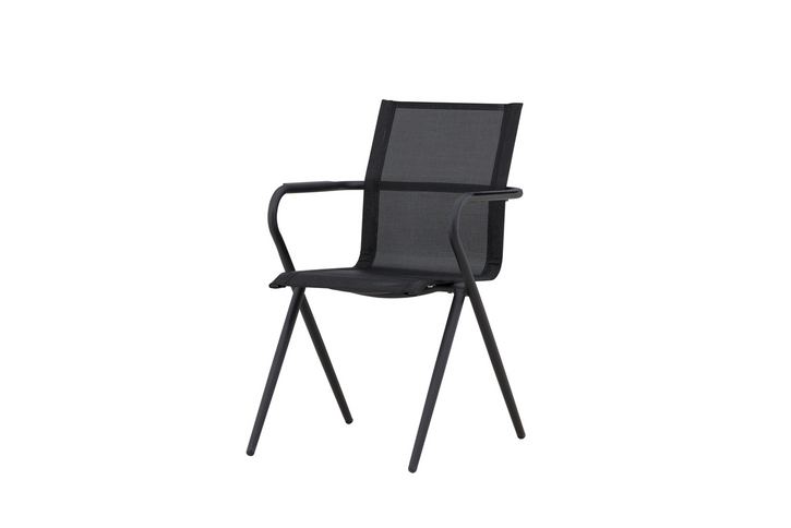 Venture Home Alina Matstolar 6-pack Svart Utomhus