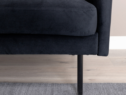 Venture Home Zoom 2-Sits Soffa Svart