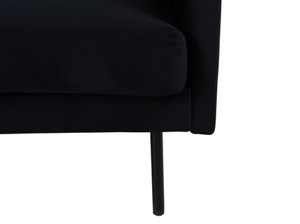 Venture Home Zoom 2-Sits Soffa Svart