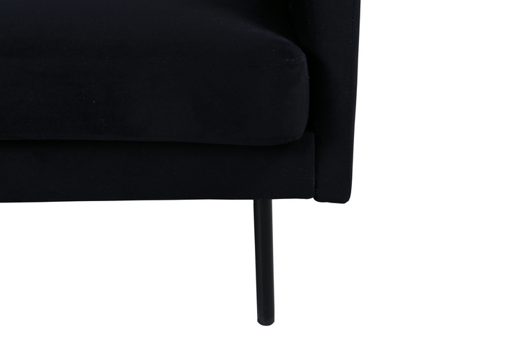 Venture Home Zoom 2-Sits Soffa Svart