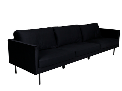 Venture Home Zoom 3-Sits Soffa Svart