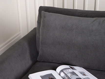 Venture Home Durham 3-Sits Soffa Mörkgrå