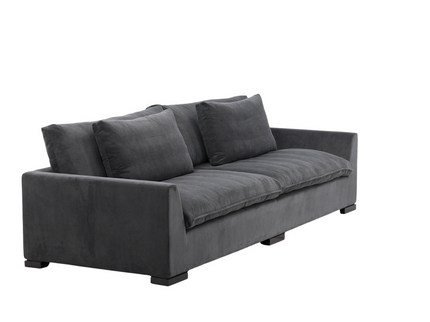 Venture Home Durham 3-Sits Soffa Mörkgrå