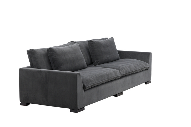 Venture Home Durham 3-Sits Soffa Mörkgrå
