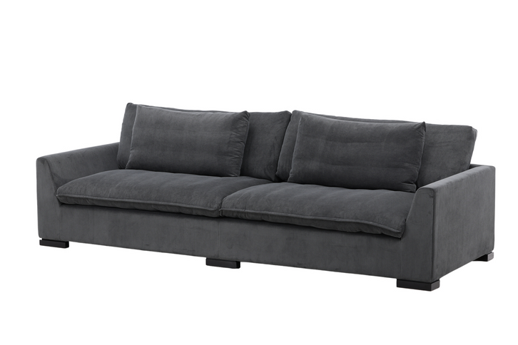 Venture Home Durham 3-Sits Soffa Mörkgrå