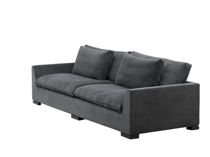 Venture Home Durham 3-Sits Soffa Mörkgrå