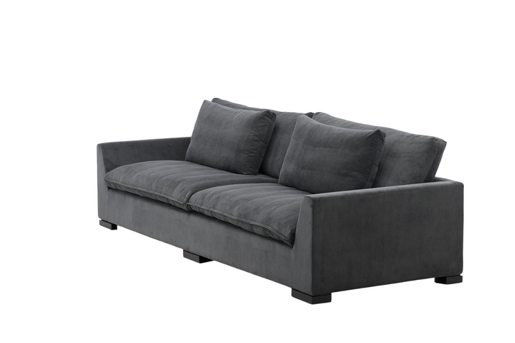 Venture Home Durham 3-Sits Soffa Mörkgrå