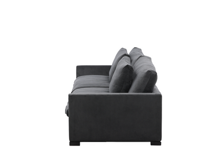 Venture Home Durham 3-Sits Soffa Mörkgrå