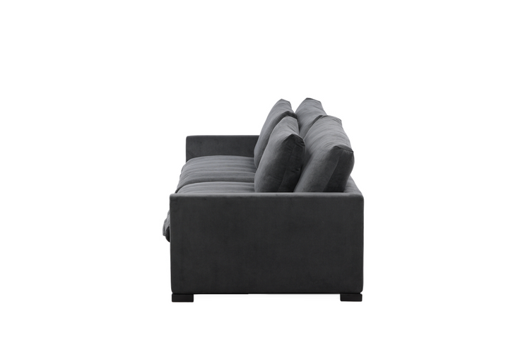 Venture Home Durham 3-Sits Soffa Mörkgrå