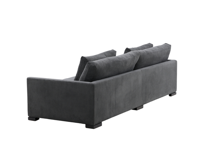 Venture Home Durham 3-Sits Soffa Mörkgrå