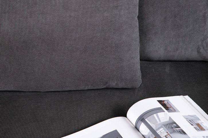 Venture Home Durham 3-Sits Soffa Mörkgrå