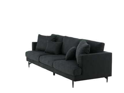 Venture Home Sofia 3-Sits Soffa Svart