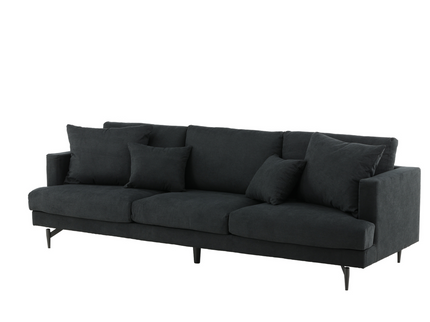 Venture Home Sofia 3-Sits Soffa Svart