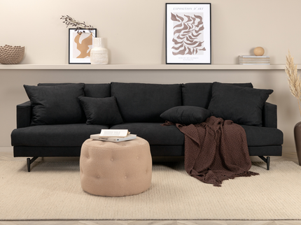 Venture Home Sofia 3-Sits Soffa Svart