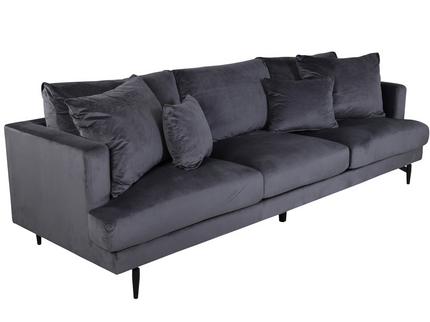 Venture Home Sofia 3-Sits Soffa Mörkgrå