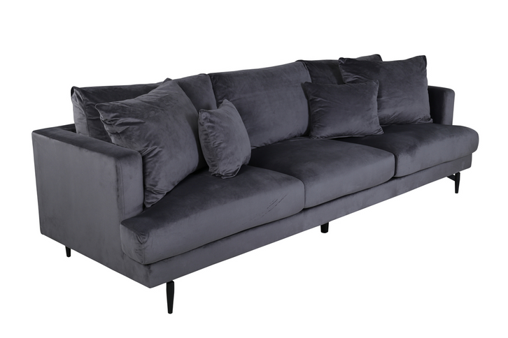 Venture Home Sofia 3-Sits Soffa Mörkgrå