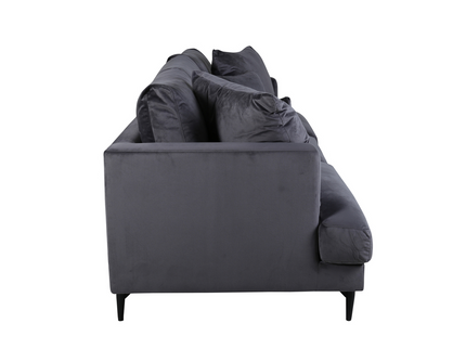 Venture Home Sofia 3-Sits Soffa Mörkgrå