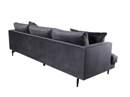 Venture Home Sofia 3-Sits Soffa Mörkgrå