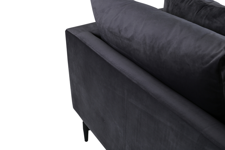 Venture Home Sofia 3-Sits Soffa Mörkgrå