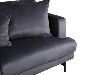 Venture Home Sofia 3-Sits Soffa Mörkgrå