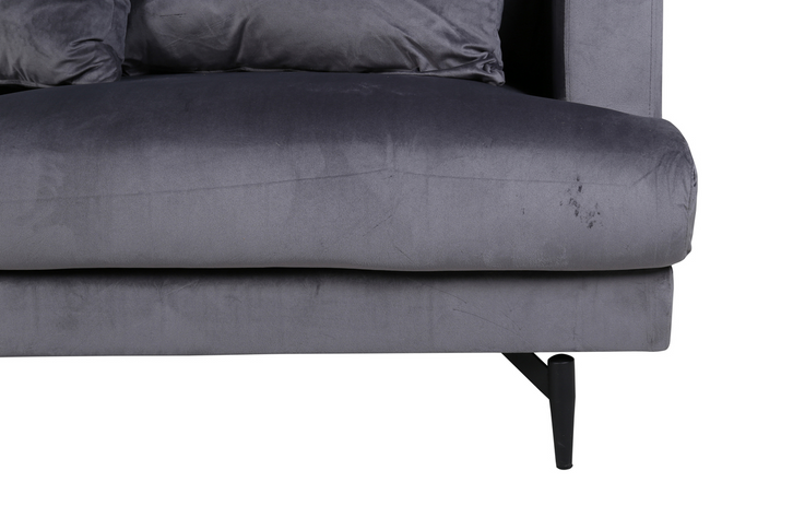 Venture Home Sofia 3-Sits Soffa Mörkgrå