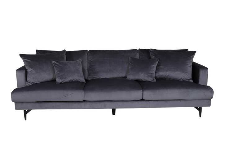 Venture Home Sofia 3-Sits Soffa Mörkgrå