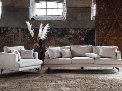 Venture Home Sofia 3-Sits Soffa Beige