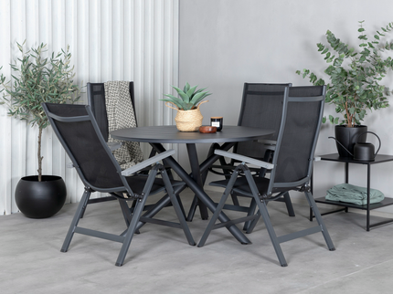 Venture Home Albany Positionsstolar 2-pack Svart