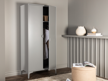 Venture Home Piring Garderob 85 x 183 Ljusgrå