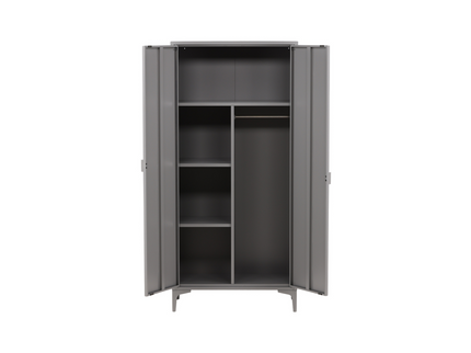 Venture Home Piring Garderob 85 x 183 Ljusgrå
