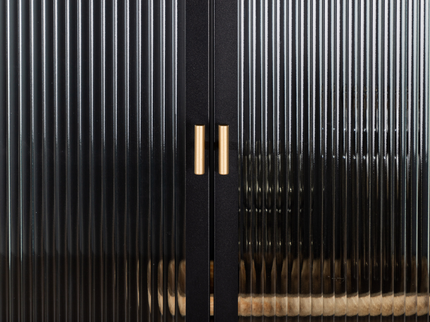 Venture Home Garis Vitrinskåp 40 x 160 x 70 Svart