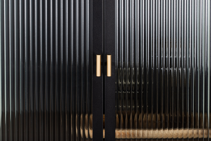 Venture Home Garis Vitrinskåp 40 x 160 x 70 Svart