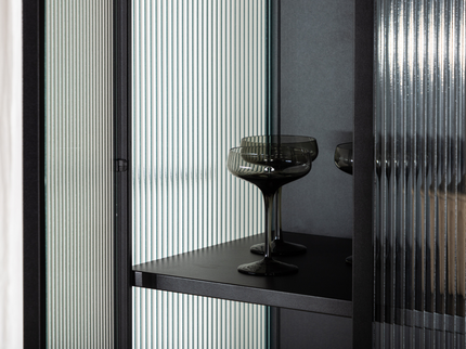 Venture Home Garis Vitrinskåp 40 x 160 x 70 Svart