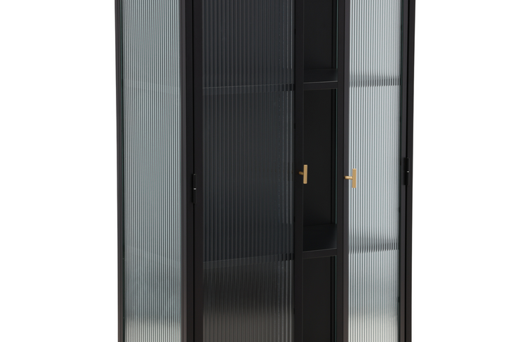 Venture Home Garis Vitrinskåp 40 x 160 x 70 Svart