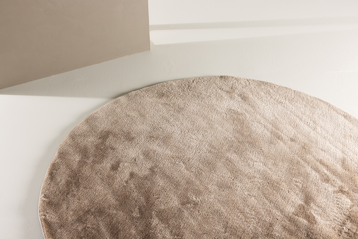 Venture Home Blanca Rund Vardagsrumsatta ⌀200 Beige