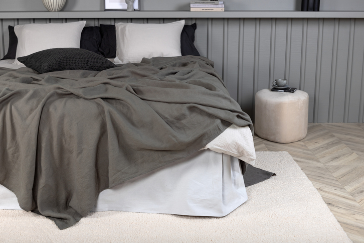 Venture Home Milo Överkast 250 x 150 Ljusgrå