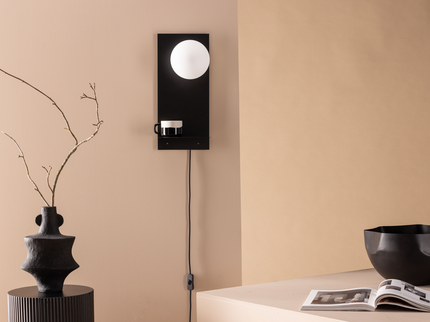 Venture Home Troyes Vägglampa Svart