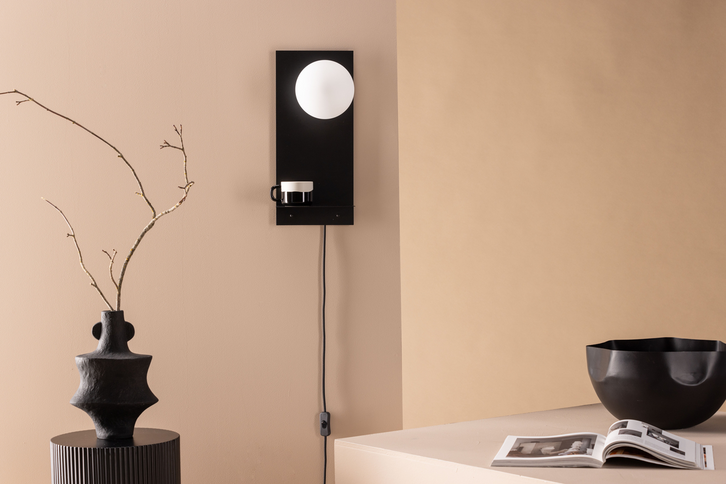 Venture Home Troyes Vägglampa Svart