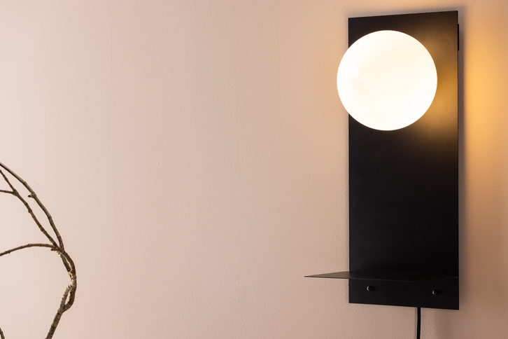 Venture Home Troyes Vägglampa Svart