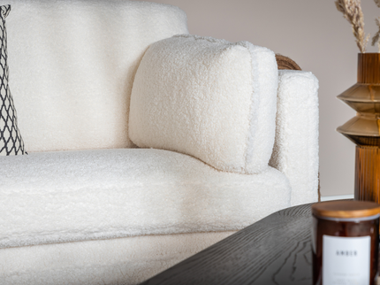 Venture Home Boom 3-Sits Soffa Vit