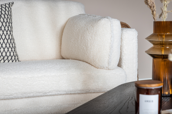 Venture Home Boom 3-Sits Soffa Vit