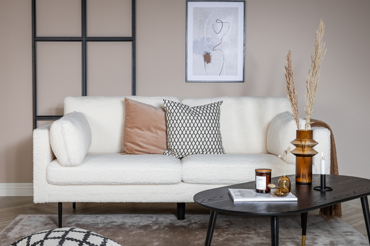 Venture Home Boom 3-Sits Soffa Vit