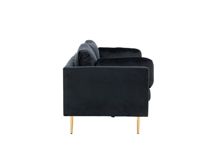 Venture Home Boom 3-Sits Soffa Svart/Guld