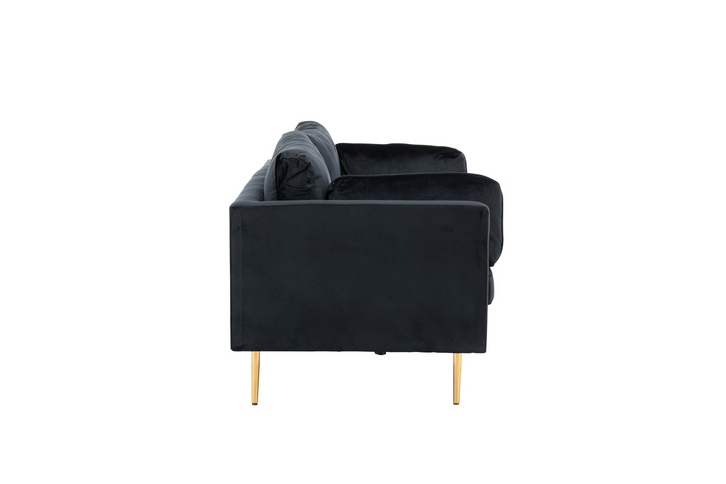 Venture Home Boom 3-Sits Soffa Svart/Guld