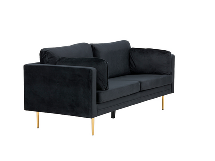 Venture Home Boom 3-Sits Soffa Svart/Guld
