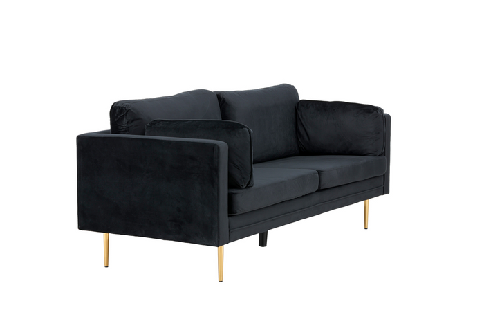 Venture Home Boom 3-Sits Soffa Svart/Guld
