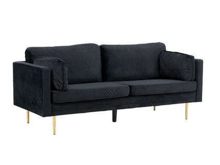 Venture Home Boom 3-Sits Soffa Svart/Guld
